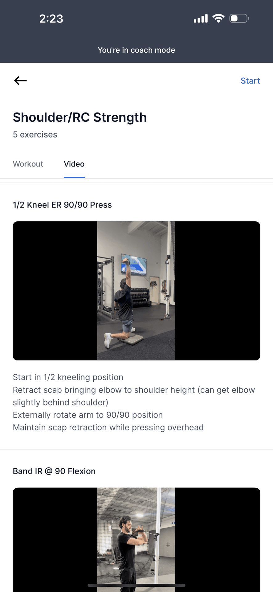 Video Instruction 